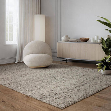Adler Modern Plain Hand-Woven Textured Tonal Chunky Boucle Wool Loop Pile Silver Rug-Asiatic Carpets-Rug Love - The Most Loved Rug Store